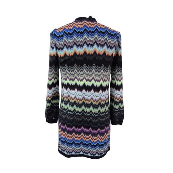 Milluce missoni style flame stitch long  cardigan Korean Style Sz 42/M - Picture 2 of 4